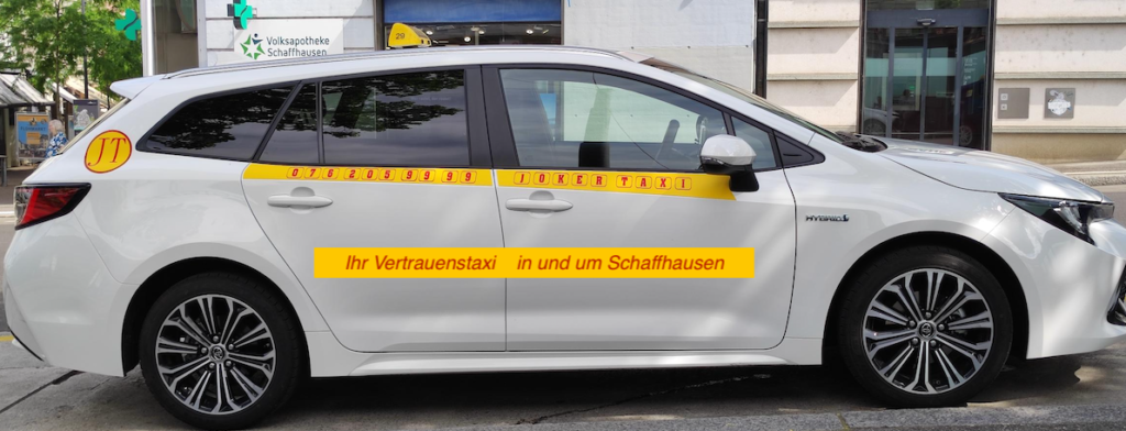 Joker Taxi ist Ihr Taxi in und um Schaffhausen